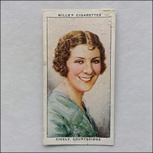 Wills Radio Celebrities 38 Cicely Courtneidge Cigarette Card (CC13)