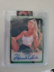 Hannah White 2023 Leaf Pop Century Influencer Auto Autograph Card IA-27 #23/445 - Picture 1 of 4