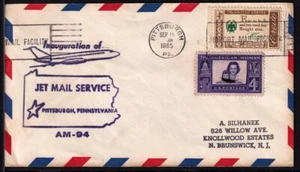1965 Mohawk Air AM-94 jet mail service inauguration Pittsburgh - Pennsylvania - Picture 1 of 1