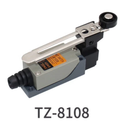 Interruptor de límite de brazo de rodillo ajustable momentáneo 2NO + 2NC TZ-8108 para molino CNC de plasma Foto 1 de 4