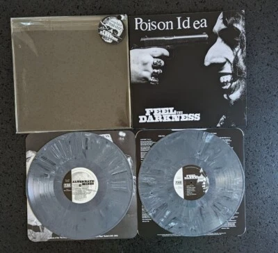 Poison Idea 2024 FEEL THE DARKNESS Remaster GRAY VINYL Limited To 100 NEW - Image 1 of 4