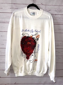 Felpa IPSO FACTO anni 80 vintage Montreux Jazz Festival ARTE Luciano Castelli 2 XL - Foto 1 di 17