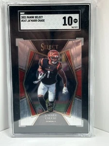 SGC 10 2021 Panini Select #147 Ja'Marr Chase RC - Picture 1 of 2