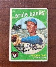 1959 Topps #350 Ernie Banks Baseball Card