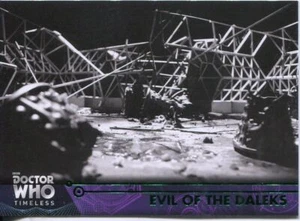Doctor Who Timeless Green Parallel Base Card #5 Evil of the Daleks - Picture 1 of 1