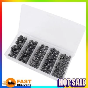 100x Round Split Shot Angelgewichte Set abnehmbare Sinker Drop Angelgerät - Bild 1 von 16