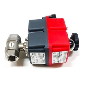 560208F Valworx 1 "Válvula de bola de acero inoxidable accionada eléctricamente, 24-240V - Imagen 1 de 7