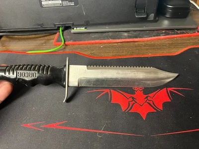 "Cuchillo de buceo forjado a mano vintage Dacor Solingen Alemania hoja de 6""" Foto 1 de 4