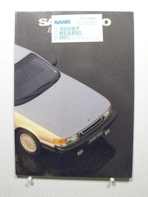Folleto de ventas de concesionario SAAB 9000 1985 Turbo Engineering Features Foto 1 de 4