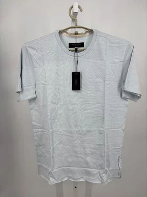 New Rag & Bone Matthew Slub Jersey Tee Mens Cloud Blue Cotton S/S $98 - Image 1 of 3