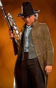 Doc Emmett Brown BTTF &#34;Ritorno al Futuro III&#34; Statue 1:10 - Bild 1 von 3