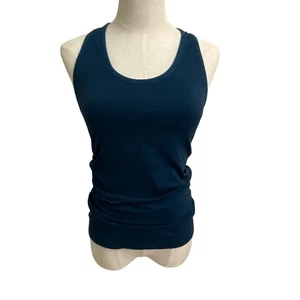 Athleta Women's Tank Top Racerback Athletic Casual Blue Sleeveless - Picture 1 of 9