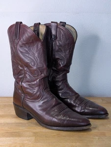 Botas de Vaquero Dan Post Western Sundance 16773 11.5 D Cuero Borgoña - Imagen 1 de 9
