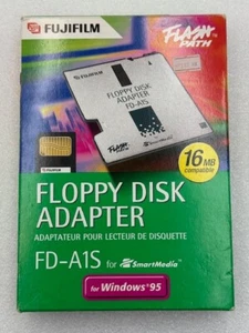 Fujifilm FD-A1S 16MB Compatible (For SmartMedia Windows 95) Floppy Fisk Adapter - Picture 1 of 7