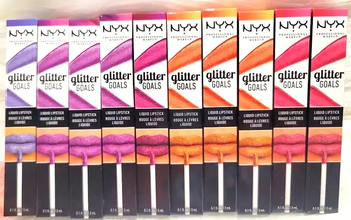 NYX Makeup Glitter Goals Liquid Lipstick GGLS Choose Color - Image 1 of 1