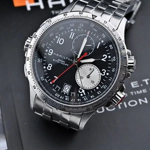 HAMILTON H77612133 Caqui Aviación ETO Cuarzo Cronógrafo 10 ATM - Imagen 1 de 10