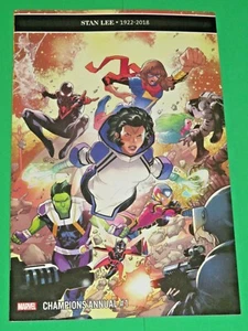 CHAMPIONS ANNUAL 1 STAN LEE TRIBUTE 1st PRINT NM 2019 SILVA VARIANT! - Picture 1 of 8