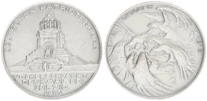 1913 Deutschland / Medaille Deutscher Patriotenbund Völkerschlachtdenkmal 54206 - Bild 1 von 1