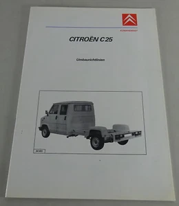 Manual De Taller Citroën C 25 Directrices De Conversión Fecha 09/1987 - Imagen 1 de 3