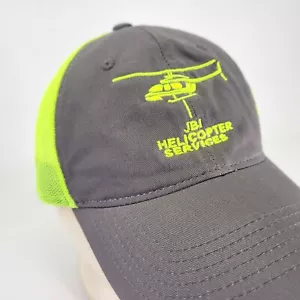 JBI Helicopter Services Mütze Kappe Luftfahrt Pembroke NH Mesh Trucker grün - Bild 1 von 7