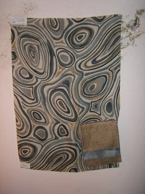 Kravet Couture, Mucci, Contemporary Novelty, Remnant, 26" W X 35" L, Clr Indigo - Image 1 of 2