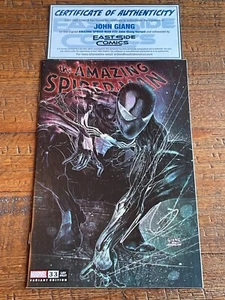 AMAZING SPIDER-MAN #33 JOHN GIANG SIGNED W COA TRADE VARIANT-A MCFARLANE LE 800 - Picture 1 of 2