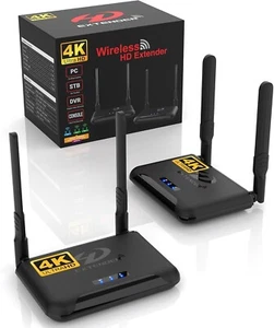 Binken 4K Wireless HDMI Transmitter & Receiver 820Ft 250M Wireless Extender Kit - Picture 1 of 7