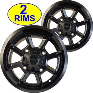 ATV RIM WHEEL some CAN-AM Outlander Renegade 14x7 4/136 4+3 Black - Picture 1 of 23