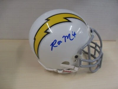 RON MIX Signed Autographed SAN DIEGO CHARGERS Mini Helmet JSA - Image 1 of 4