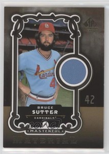 2007 SP Legendary Cuts Masterful Material Bruce Sutter #MM-BS HOF