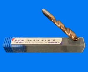 Bwin 25/64 inch Drill Bit Carbide Through Coolant 5D length HRC55 - Picture 1 of 2