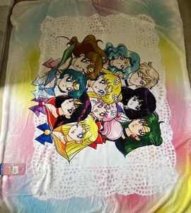 Sailor Moon Sailor Guardians Comfy Throw Blanket 4x5 - Picture 1 of 4