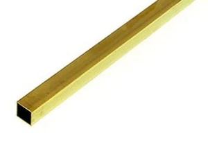 Albion Alloys SSB3M 3.2x3.2mm Square Brass Tube (305mm Length) 3 Pack - Picture 1 of 1