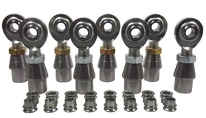Econ 4 Link Kit 5/8 x 3/4-16 Rod Ends 5/8-1/2 High Misalignment Spacer Bung .120 - Picture 1 of 8