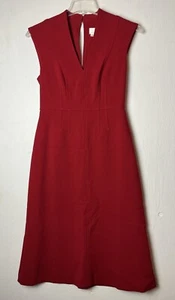 By Anthropologie Novah Kleid 4 rot formell Etui formeller Abend - Bild 1 von 11