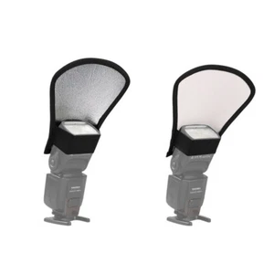 1 PCS 2-in-1 Camera Flash Diffuser Softbox Reflector Photo Flash Light Reflector - Picture 1 of 7