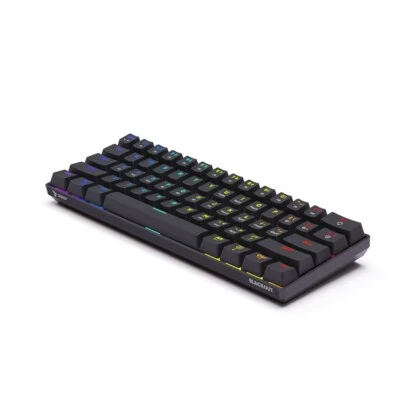 5901986047315 SAVIO Mechanical Keyboard BLACKOUT Blue (Outemu Blue), black SAVIO - Image 1 of 4