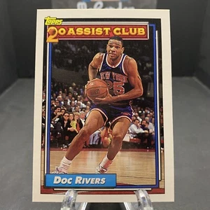1992-93 Topps Doc Rivers #217 New York Knicks - Picture 1 of 2