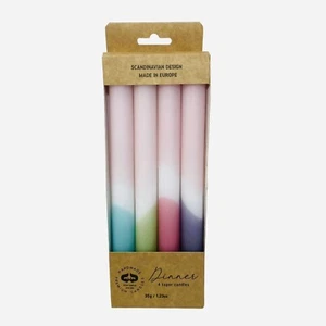 Scandinavian 10” Wax Tapered Candles Family Dinner Easter Pastels Table Decor - Picture 1 of 4