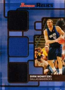 2007-08 Bowman - Relics Triple Bronze #BR-DN Dirk Nowitzki SN 10/50 - Picture 1 of 2