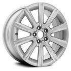 Wheel For 2012-2017 Audi A6 18x8 Alloy 5 V Spoke 5-112mm Bright Sparkle Silver