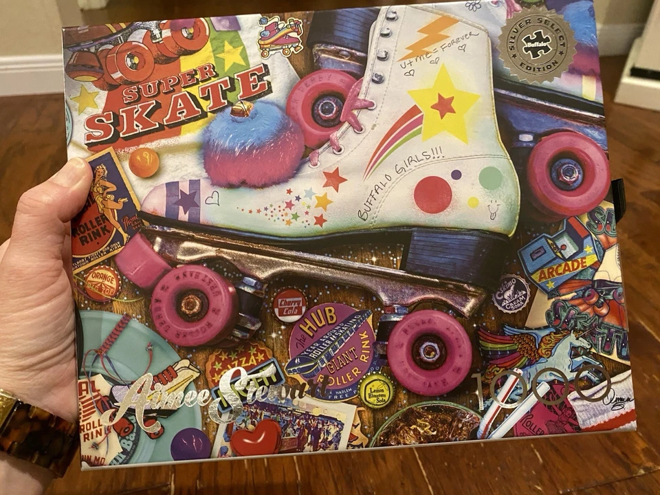 1000 Rompecabezas Patín Noche Búfalo Plata Edición Selecta Aimee Stewart Juguete Foto 1 de 1