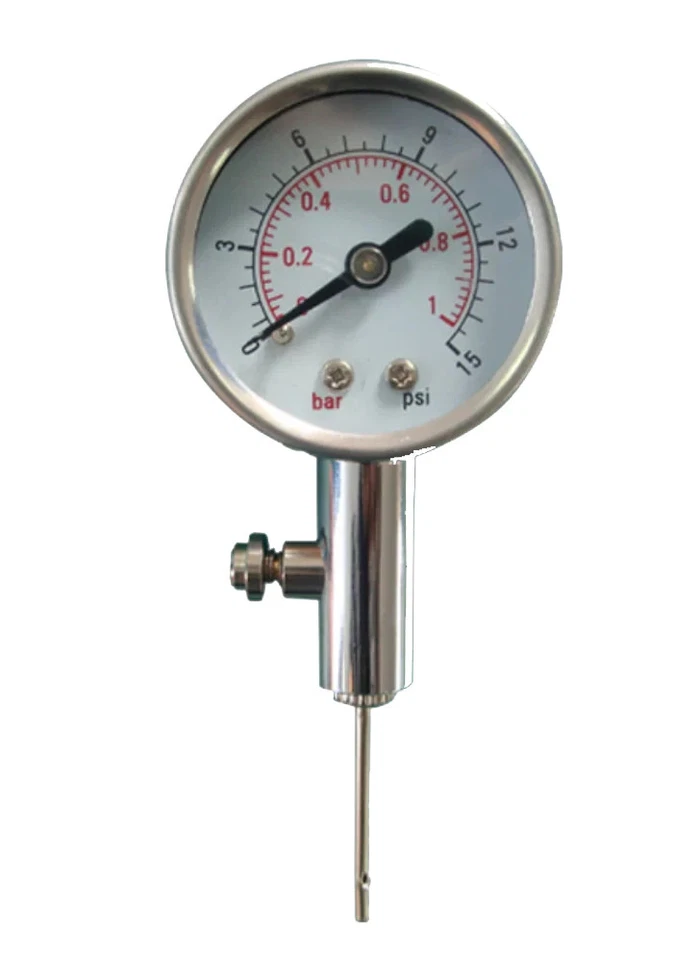 Pressure Gauge For Ball Soccer Football Rugby | Only Sport - image 1 of 1