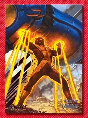 Marvel Fleer Ultra Avengers 2022 | #74 Sunspot Foto 1 de 2