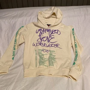 Red Hot Chili Peppers 2024 Unlimited Love World Tour Merch Hoodie Size Small - Picture 1 of 13