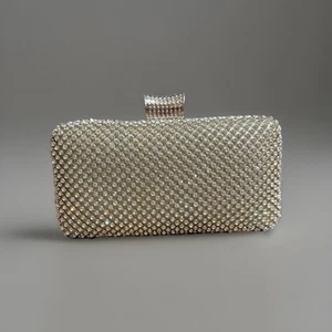 Crystal Fantasy Clutch Tasche Silber - Bild 1 von 8
