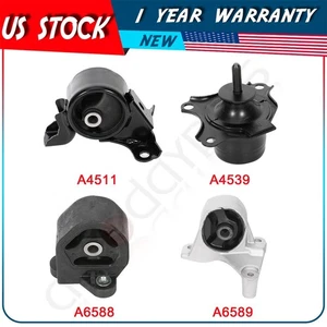 4x Engine Motor & Transmission Mount for Honda Civic 01-05 L4 1.7L Manual Trans - Picture 1 of 10