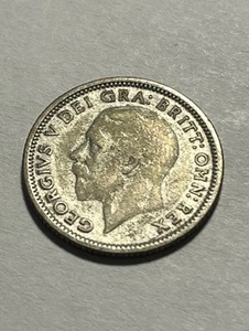 1926 Great Britain 6 Pence/Silver/F #14654 - Picture 1 of 3