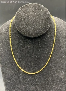 Halskette 24 Karat Gelbgold 4,31 g - Bild 1 von 8