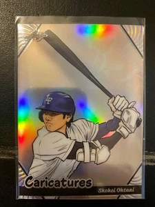 2024 Leaf Cariactures SHOHEI OHTANI #9 Silver Parallel /99 - Picture 1 of 2